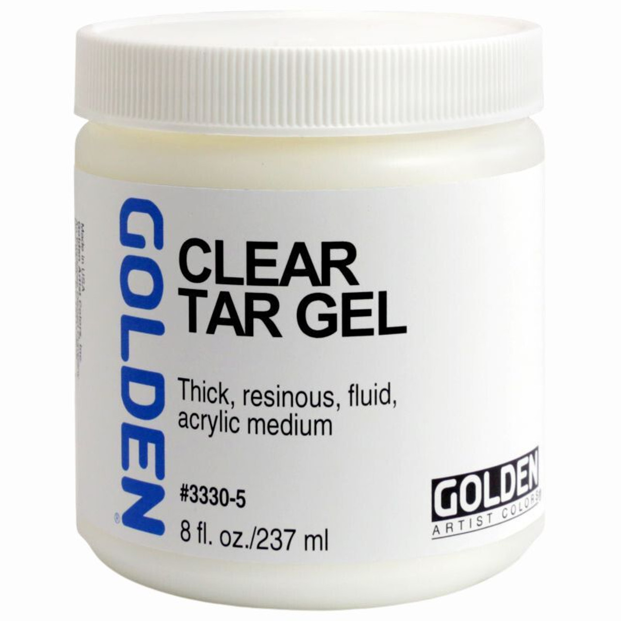 Golden Clear Tar Gel Medium - FLAX art & design